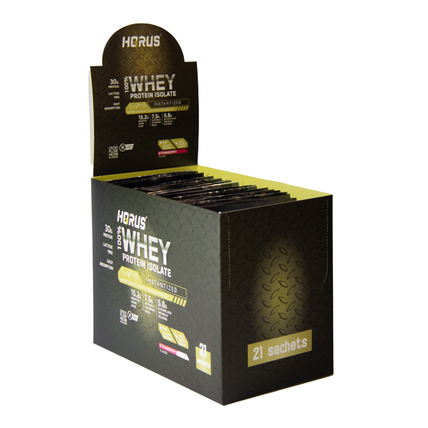 HORUS-100% Whey Protein Isolate, 21 Sachets