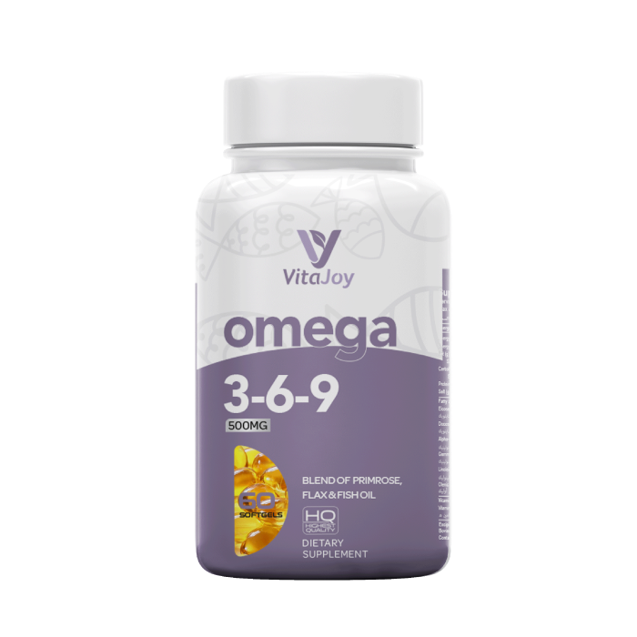 VitaJoy-Omega 3-6-9 Fish Oil 1000 mg 