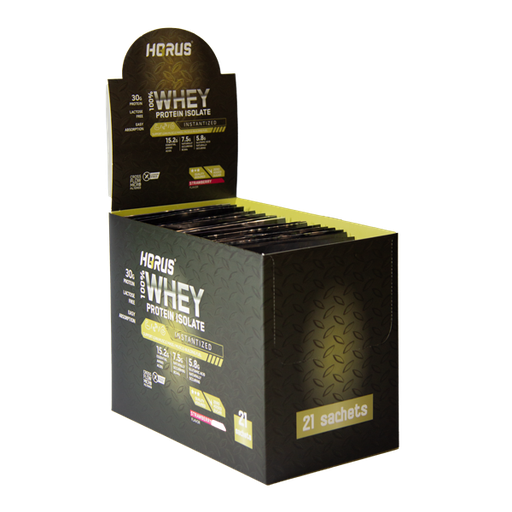 HORUS-100% Whey Protein Isolate, 21 Sachets